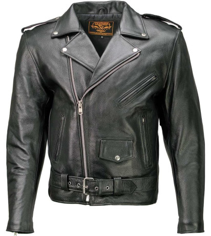 Мужская кожаная байкерская косуха Milwaukee® Biker Rider